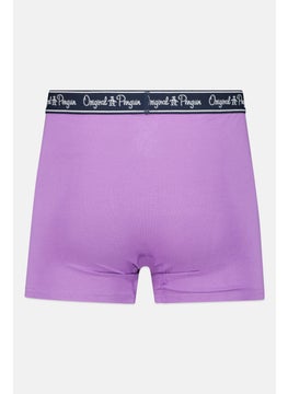 Original Penguin Men 3 Pieces All Over Print Boxer Briefs, Purple/Lilac/Light Blue  - Image 2
