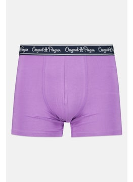 Original Penguin Men 3 Pieces All Over Print Boxer Briefs, Purple/Lilac/Light Blue  - Image 5
