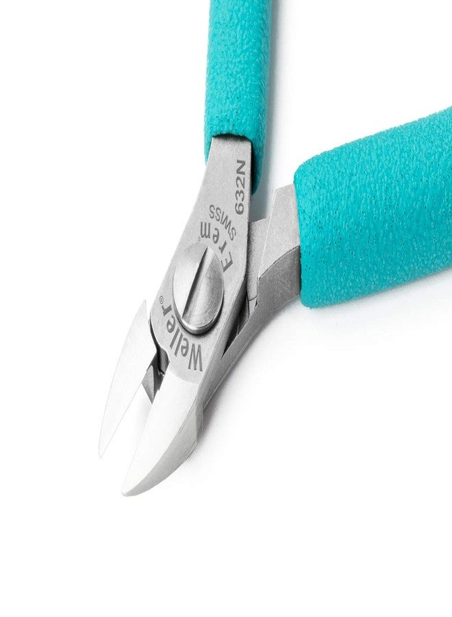 Erem Weller Erem 632N 4 1/4 Magic Diagonal Small Head Cutter Super with Full Flush Cut,Blue, Silver - Image 3