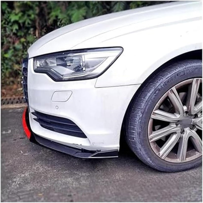QASULER Front Bumper Spoiler Splitter for A6 C7 Sedan - Image 5