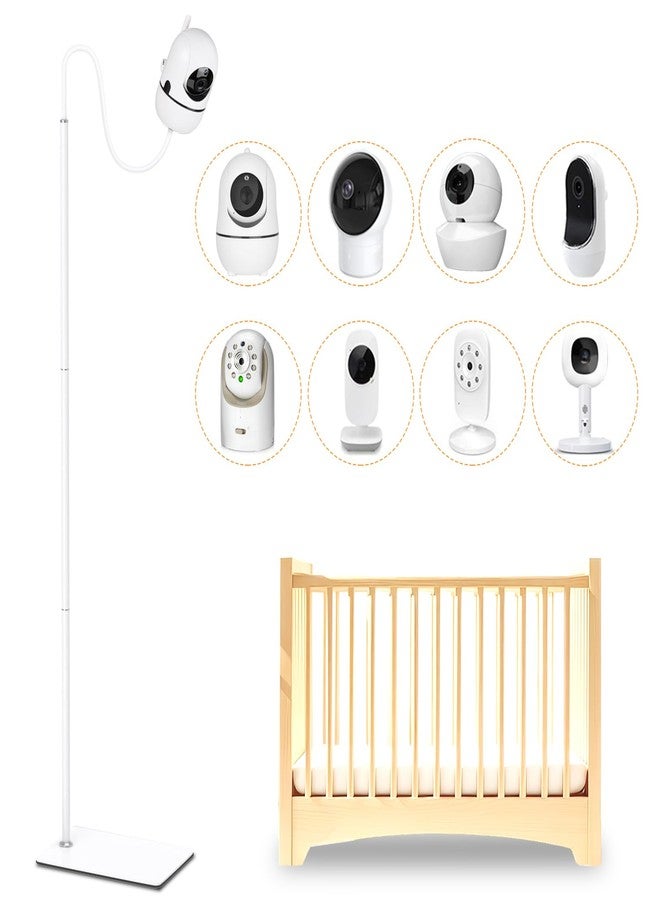 حامل أرضي لكاميرا مراقبة الأطفال من GAHOGA، متوافق مع HelloBaby وNanit Pro وFlex Stand وOwlet وInfant Optics وMotorola وVAVA، ارتفاع قابل للتعديل من 37.4 بوصة إلى 69 بوصة. - Image 1