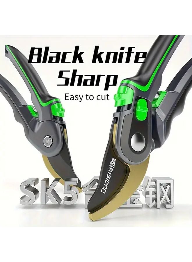 Model 208B High Carbon Steel Pruning Scissors Manual Garden Shears For Branches Fruit Trees - Image 2