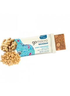 GoMacro MacroBar Organic Vegan Protein Bars - Peanut Butter (2.3 Ounce Bars, 12 Count)