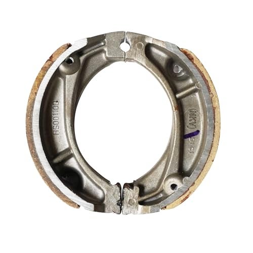 NIKAVI BSS07 Motorcycle Brake Shoe Set Compatible for Hero Honda/Splendor Old (Rear) - Image 5