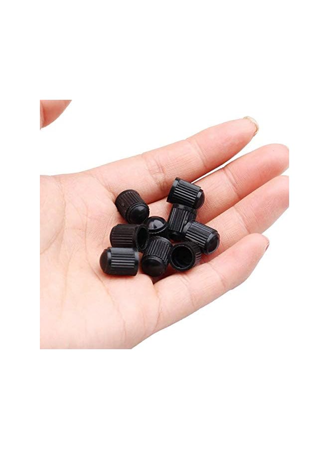 S-TOP Plastic Tyre Valve Caps for Schrader Valve, Universal Size Tyre Stem Dust Caps, Wheel Caps For Bicycle, Motorbike, Cars, SUVs and Trucks - Image 2