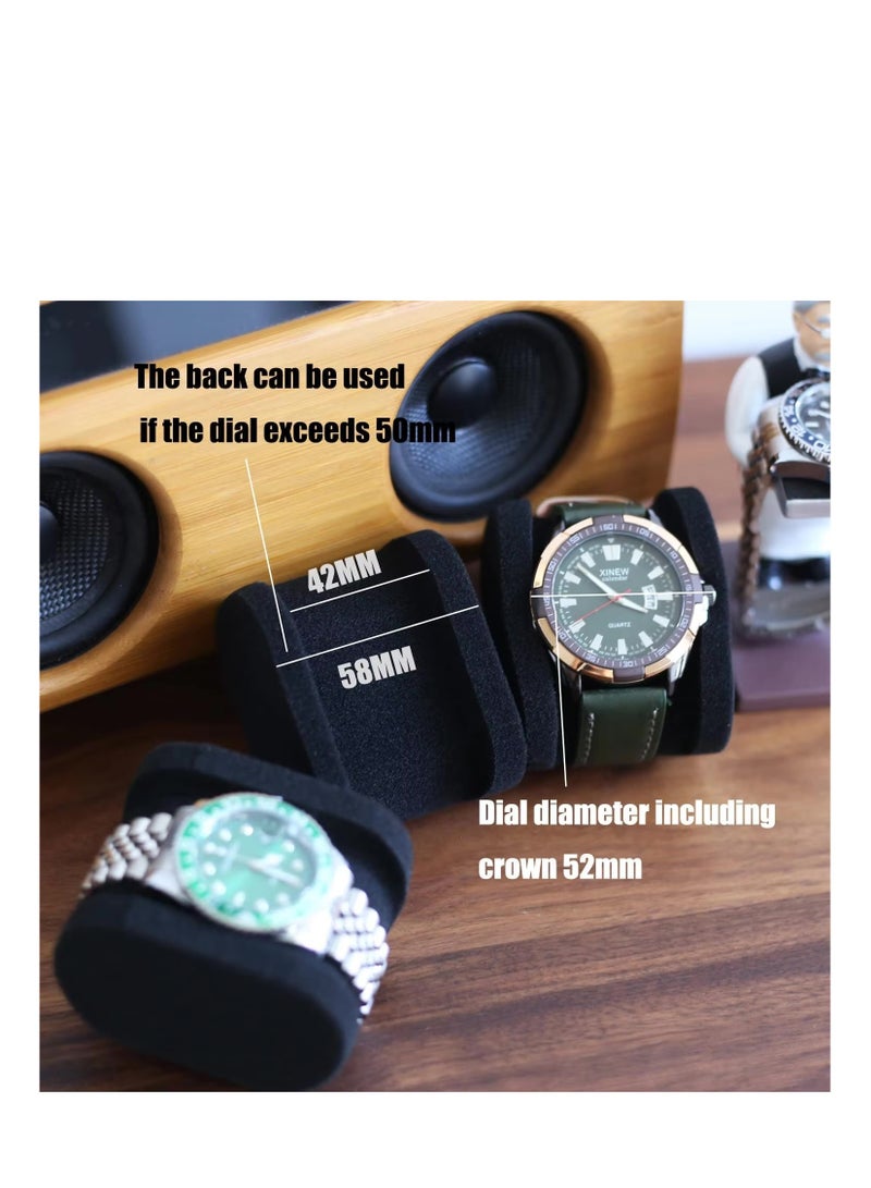 DIDA Travel Watchbox 3 Slot Portable Watch Box Organizer with Durable 1680D Nylon, Waterproof, Anti-move watch pillow, ipper Watch Box for Wrist Watches and Smartwatches - Ideal for Travel & Gifts (Case Only) - Image 2