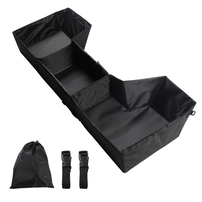 Liizoo Under Seat Storage Truck Tool Box Compatible with Dodge Ram 1500 Crew Cab 20192024 Foldable Underseat Organizer for Dodge Ram 1500 Crew Cab Accessories for New Body StyleNot for Quad Cab