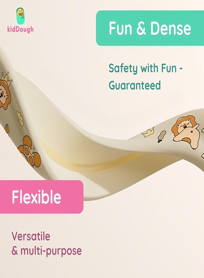 KidDough Baby Proofing Printed Edge Protector - 2 Meters Safety Strip, Dense Edge Guard for Kids Safety, Shock Absorbant Edge Protector, Baby Safety Products (Lion Print) - Image 3