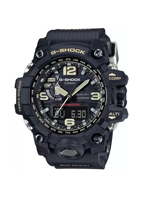 Analog Plus Digital Round Wrist Watch With Resin Strap GWG-1000-1ADR