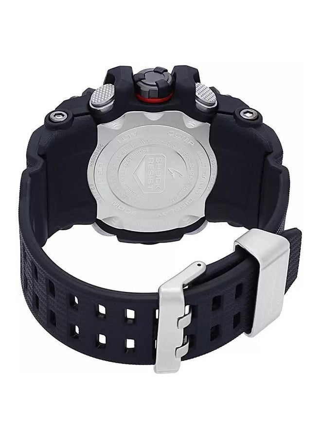 CASIO - Analog Plus Digital Round Wrist Watch With Resin Strap GWG-1000-1ADR - Image 1