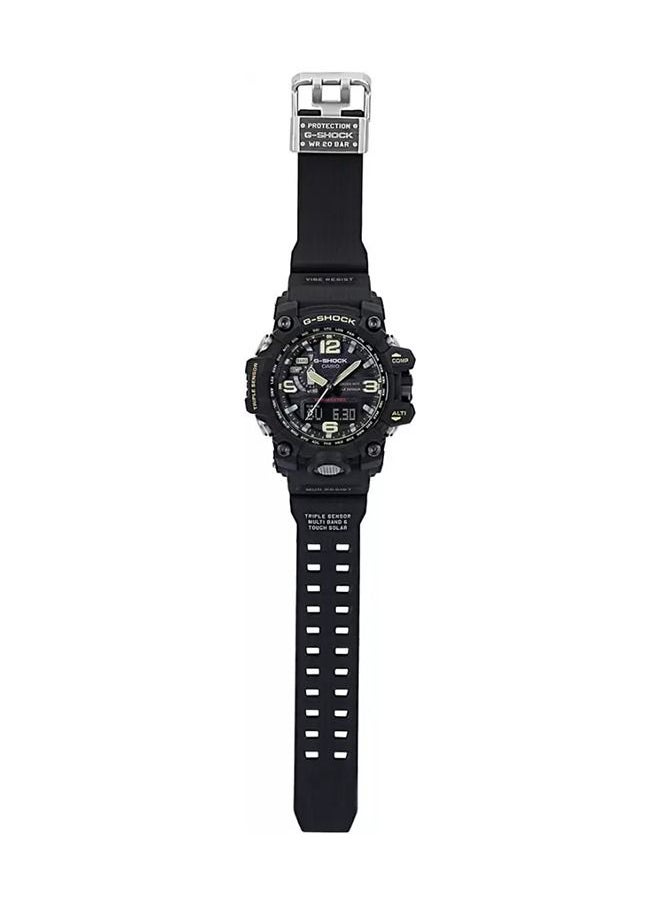 CASIO - Analog Plus Digital Round Wrist Watch With Resin Strap GWG-1000-1ADR - Image 1