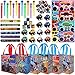 Vanblue Truck Car Party Favors Set Cars Themed Birthday Party Decorations Supplies 110Pcs Slap Bracelet DIY Sticker Gift for Boy Kids Treat Bags Stuffers Pinata Filler Classroom Rewards - Image 3