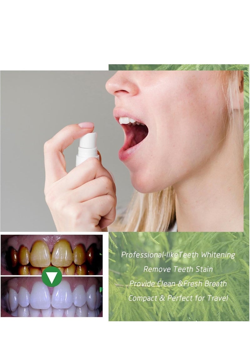 EELHOE Brightening Spray for Teeth, Oral Breath Spray, Tooth Cleaning Spray, Freshens Breath, Stain Yellow Teeth, Protect Oral Hygiene, Oral Care 30ml - Image 3