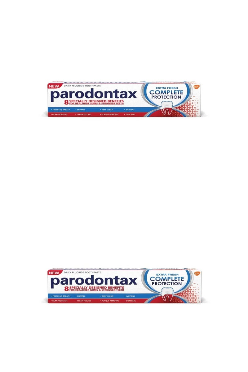 بارودونتاكس معجون أسنان بارودونتاكس للحماية الكاملة، 2*75 مل (عبوة من قطعتين) - Image 1