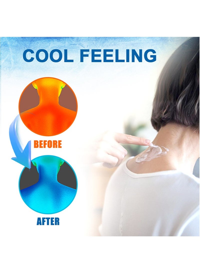 سوميفون كريم آيس فيلينج لتخفيف آلام الجسم، تركيبة فائقة القوة للمفاصل وآلام العضلات وأسفل الظهر والركبتين واليدين والساقين والكاحل، سريع المفعول ومريح (20 جم + 20 جم) - Image 4