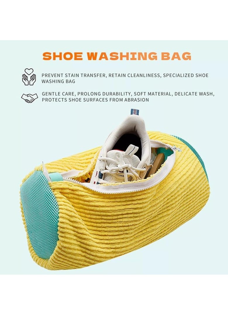 Generic - Anti-Deformation Shoe Washing Bag Washer And Dryer Safe Reusable Shoe Washing Bag Suitable For All Shoe Types And Sizes (Blue) - Image 1