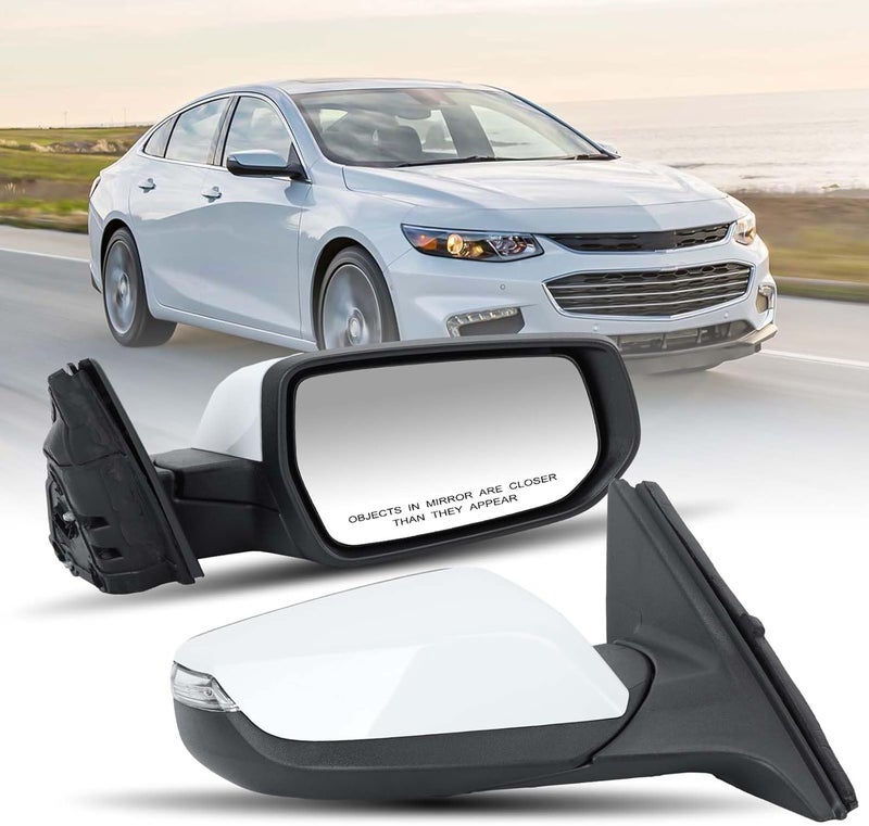 MOFOAP Passenger Side View Mirror for 2016-2022 Chevrolet Malibu LT Hybrid - Heated with Turn Signal - Image 1