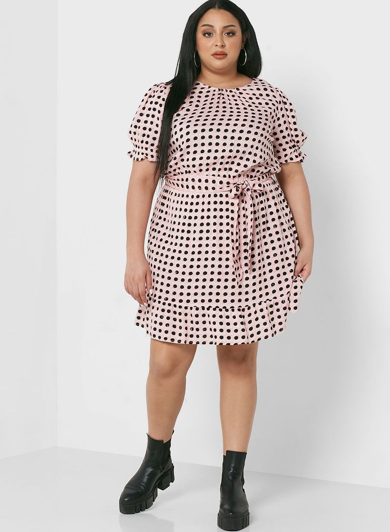 DOROTHY PERKINS Polka Dot Mini Dress  - Image 4
