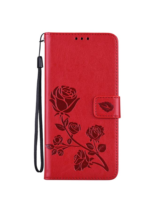 S-TOP Case For Honor X7/Play 30 Plus Rose Embossed Flip PU Leather Phone Case - Image 2