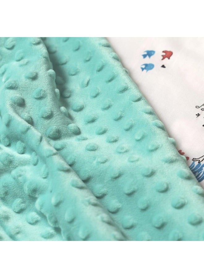 JumpOff Jo Toddler Nap Mat - Sleeping Bag for Kids with Removable Pillow and Ultra Soft Blanket for Preschool, Daycare, and Sleepovers - Mermaids - Image 5