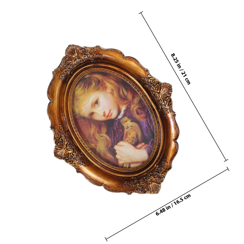 Embossed Picture Frame Vintage Photo Holder Picture Display Frame Photo Frame - Image 2