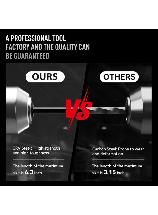 Bukela 13 Pieces Hex Key Allen Wrench, Set Metric Size with Ball End, 1.27-10 MM, Long Arm Ball Design, Chrome Vanadium Steel - Image 2