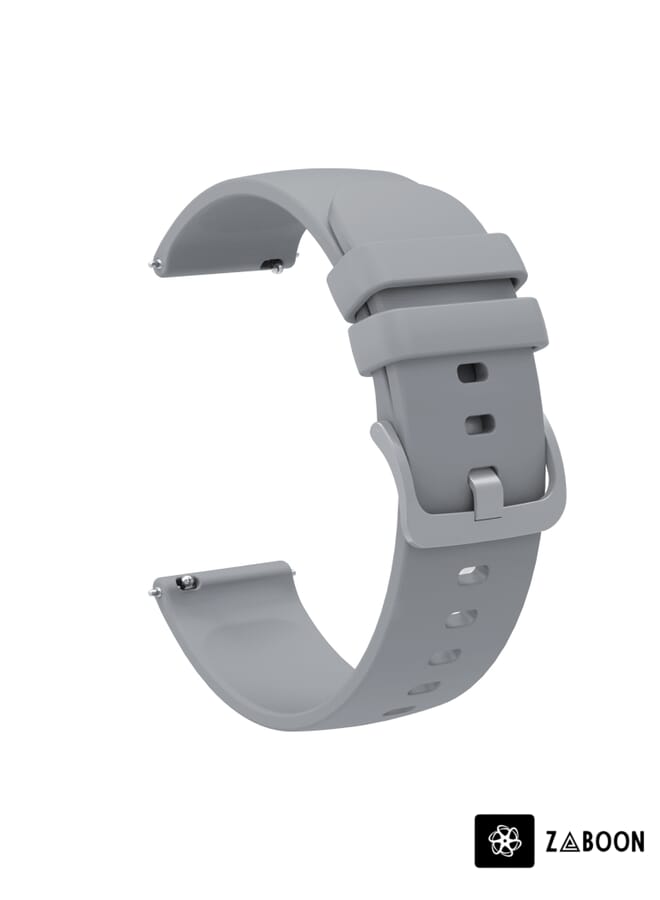 Zaboon Watch Band For Samsung Gear S3 Classic 22mm Solid Color Soft Silicone - Image 2