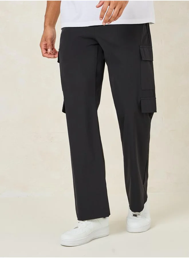 ستايلي Relaxed Fit Cargo Pocket Detail Pants