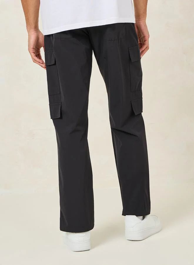 Styli Relaxed Fit Cargo Pocket Detail Pants