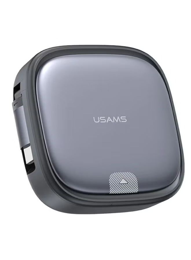 أوسامس حافظة محول كابل بيانات سفر USB 60 وات، صندوق منظم لتخزين خط الشحن السريع، محول Lightning Type C لأجهزة iOS من نوع Micro USB، مجموعة دبوس إخراج البطاقة وحامل الهاتف - Image 1