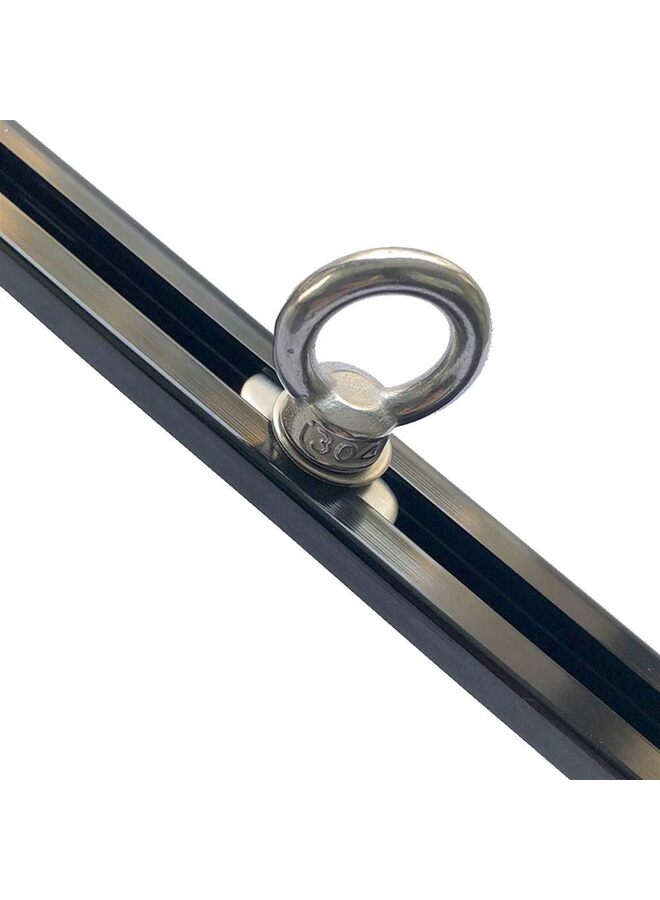 يُسلِّم 6 مجموعات من قضبان تثبيت مسار الكاياك المصنوعة من الفولاذ المقاوم للصدأ لربط القارب والكاياك وحبل البنجي أو الحبال - Image 3