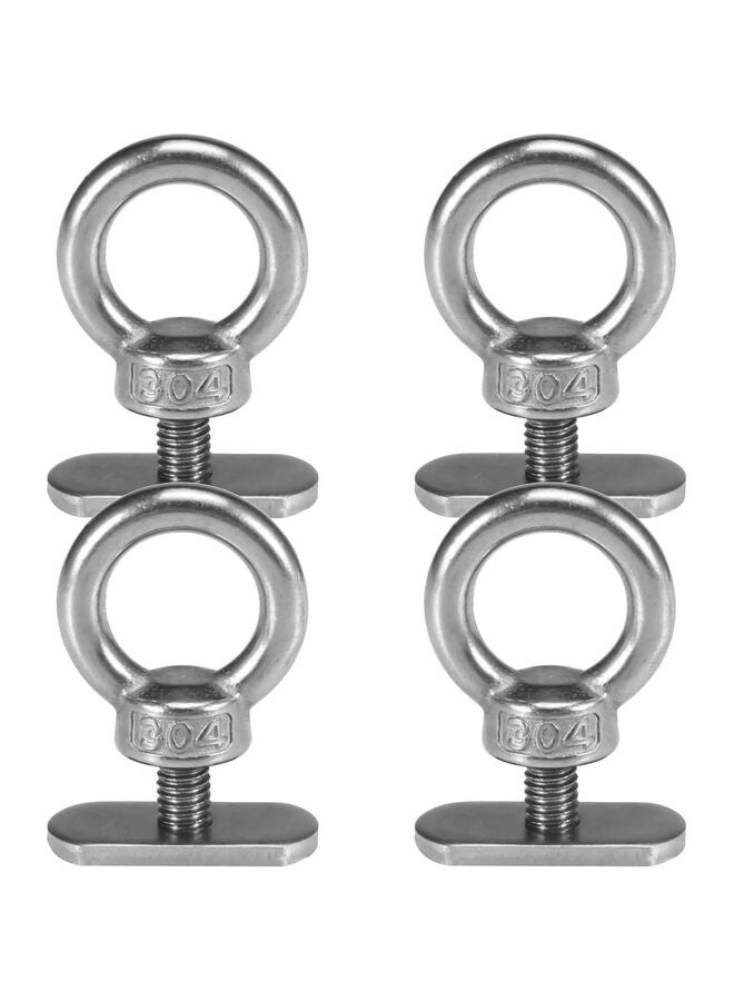 يُسلِّم 6 مجموعات من قضبان تثبيت مسار الكاياك المصنوعة من الفولاذ المقاوم للصدأ لربط القارب والكاياك وحبل البنجي أو الحبال - Image 4