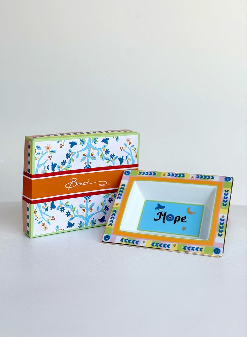 Baci milano Small Rectangular Porcelain Tray 19.5x15.5 cm  - Image 3