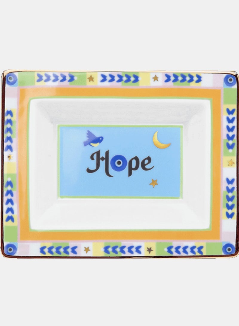Baci milano Small Rectangular Porcelain Tray 19.5x15.5 cm  - Image 1