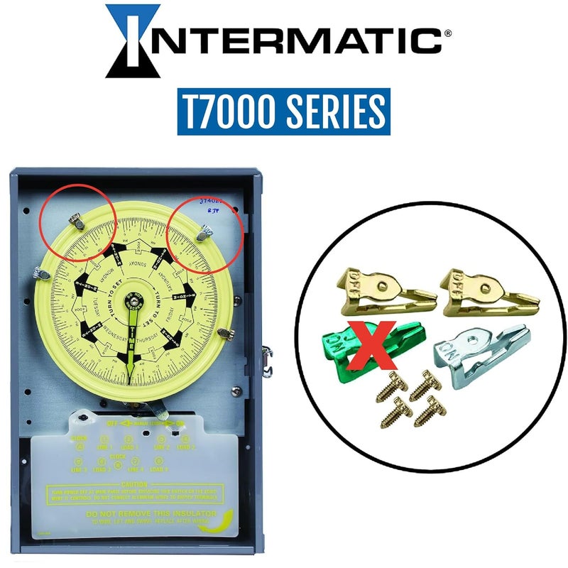 Intermatic 156T1978A Time Switch Tripper Kit - Genuine 2-Pack Trippers - Exclusive Compatibility with T100, T7000, WH40 Series Timers - Easy Setup for Precision Time Control - Image 4