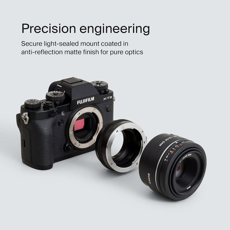 Urth Lens Mount Adapter: Compatible with Sony A (Minolta AF) Lens to Fujifilm X Camera Body - Image 4