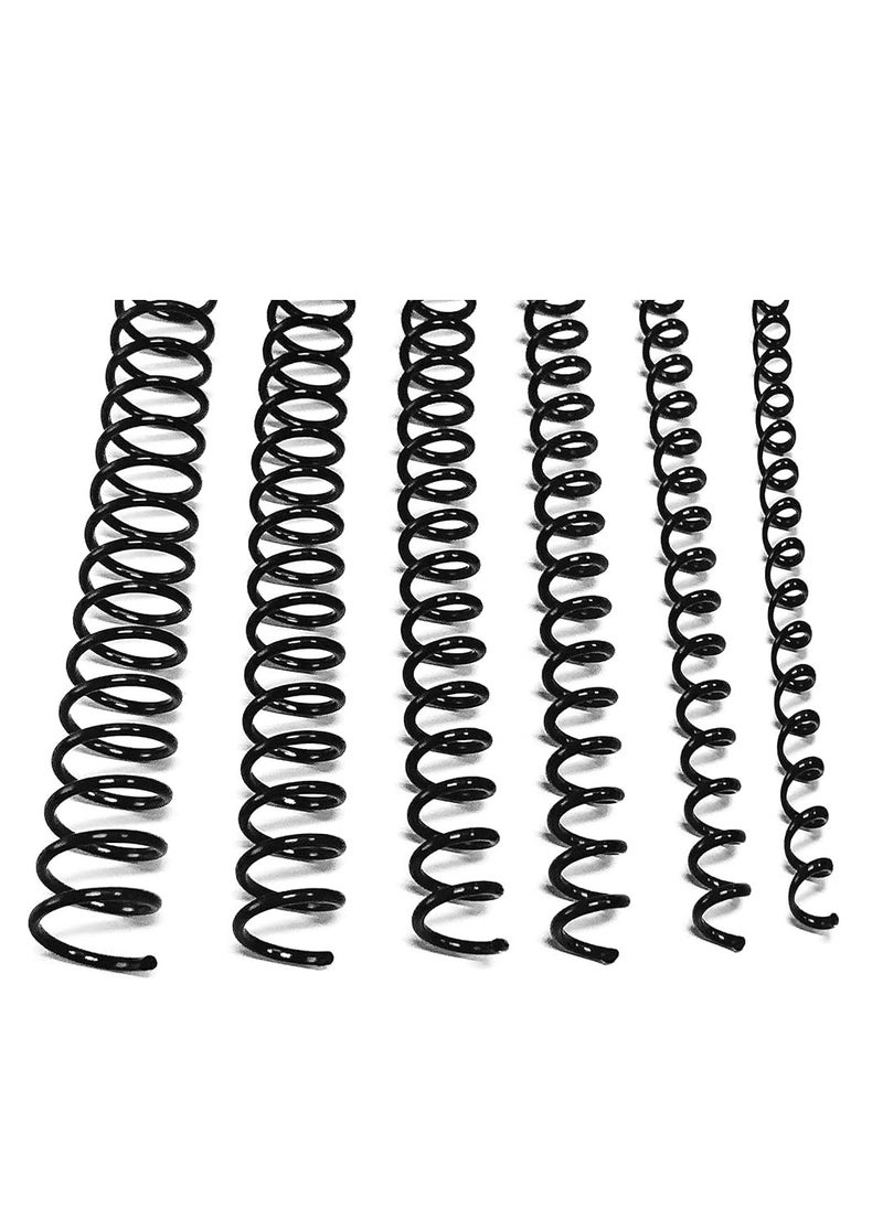 Terabyte PLASTIC BINDING COIL 12MM BLK 1X100  - Image 1