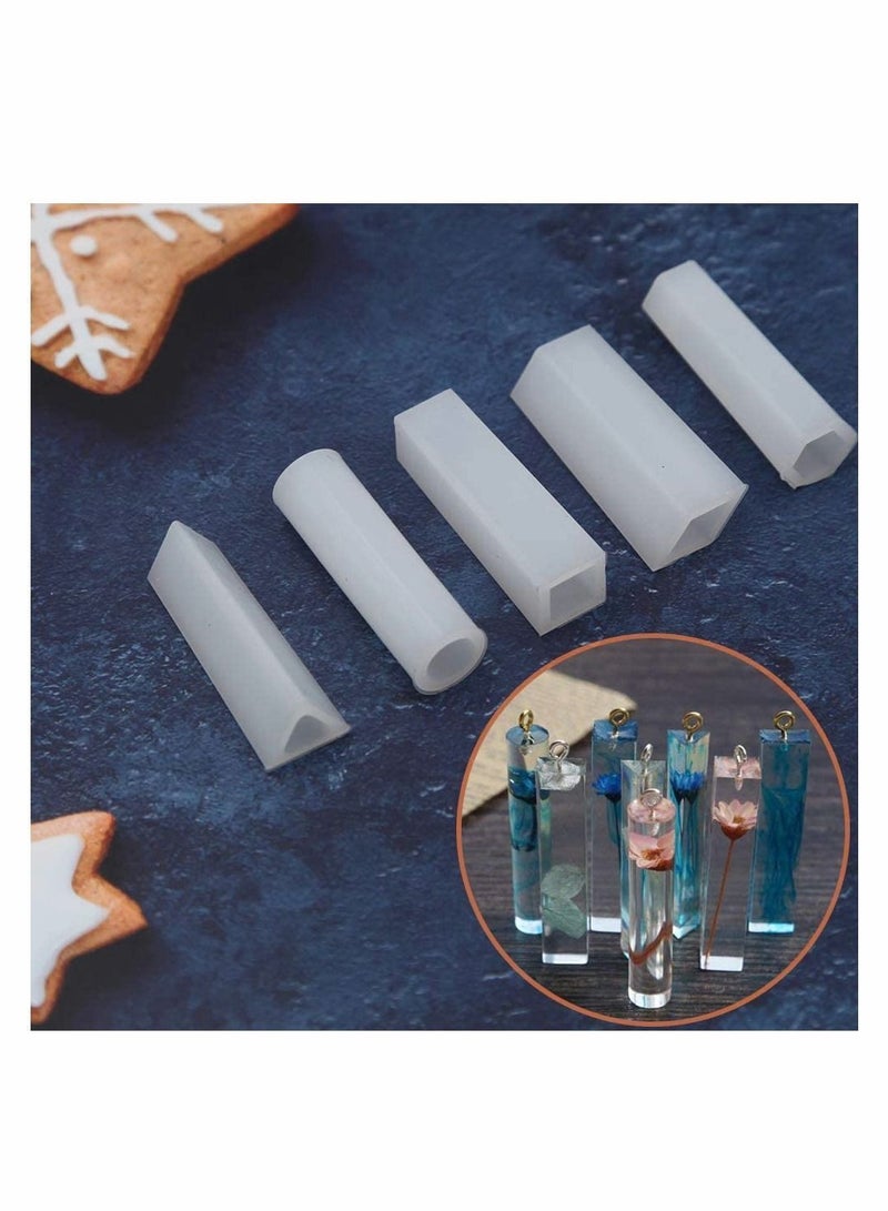 واي آند دي DIY Jewelry Casting Molds More Than 120 Designs Contains 8 Silicone Resin with 70 Designs,1 Earring 25 Designs,2 Necklace Bear Molds,3 Diamonds Mold 229Pcs  - Image 3