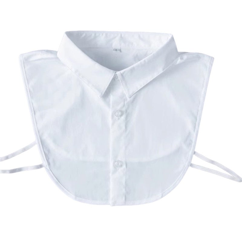 Fake collar, dress collar, shirt collar/white (square collar) - Image 1