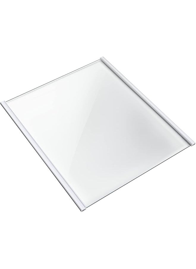 erorex - W11130202 Freezer Glass Shelf Replacement Compatible With Whirlpool Refrigerator W10527848 W10773886 Wpw10527848 Fridge Tempered Glass Shelf Shelf Size 11.69 Inch - Image 1