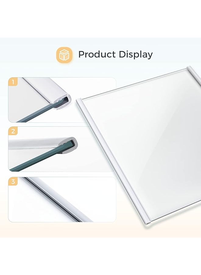 erorex - W11130202 Freezer Glass Shelf Replacement Compatible With Whirlpool Refrigerator W10527848 W10773886 Wpw10527848 Fridge Tempered Glass Shelf Shelf Size 11.69 Inch - Image 1