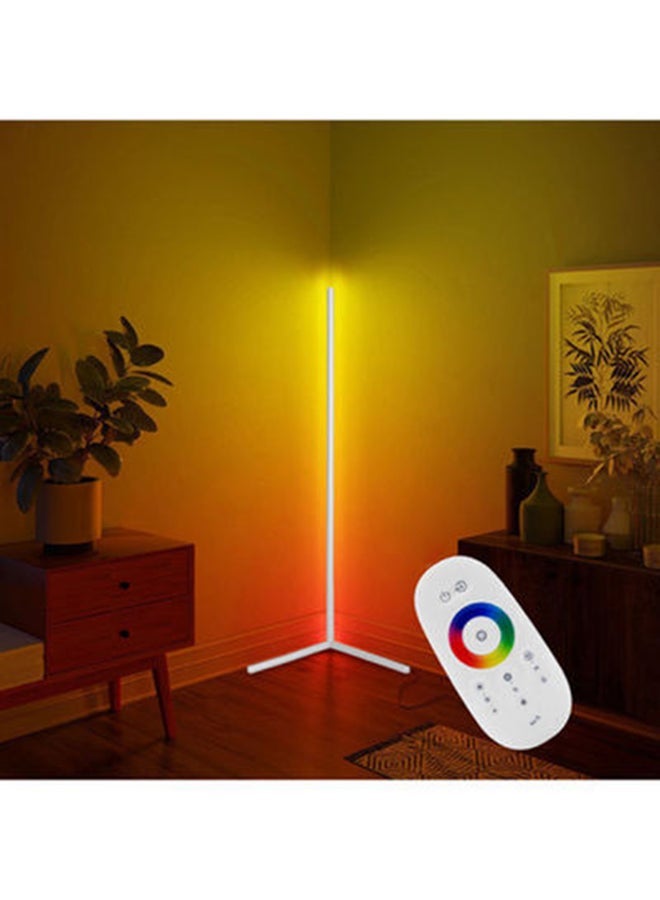 SUZBERRY Smart LED Corner Floor Lamp With Remote Control White - Image 1