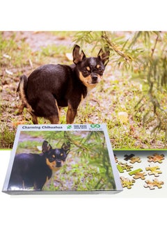Better Me Prank Puzzle Surprise Pooping Chihuahua 500 Piece Puzzle. Prank Gift Pooping Dogs Puzzle Gag Gifts For Adults & Teens. Pooping Puppy Funny Puzzles (Pooping Chihuahua Prank Puzzle)  - Image 1