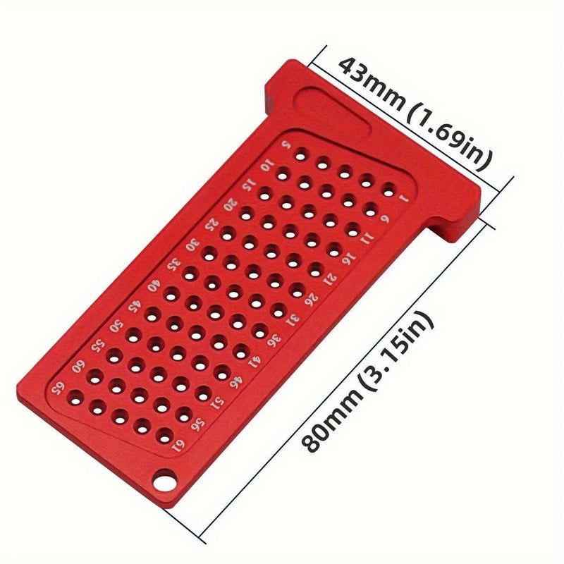 T Type Hole Scribing Tool 65MM Metric Precision Marking Gauge Woodworking Ruler - Image 4
