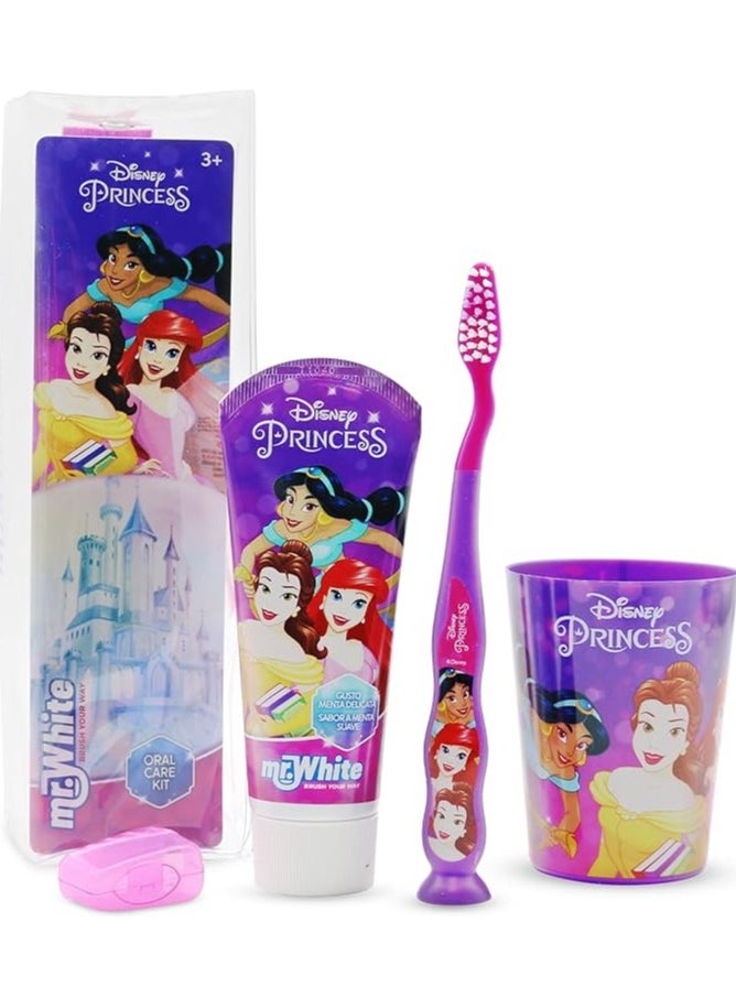 Disney - Soft Toothbrush For Kids With Cup Disney Princess - Image 1
