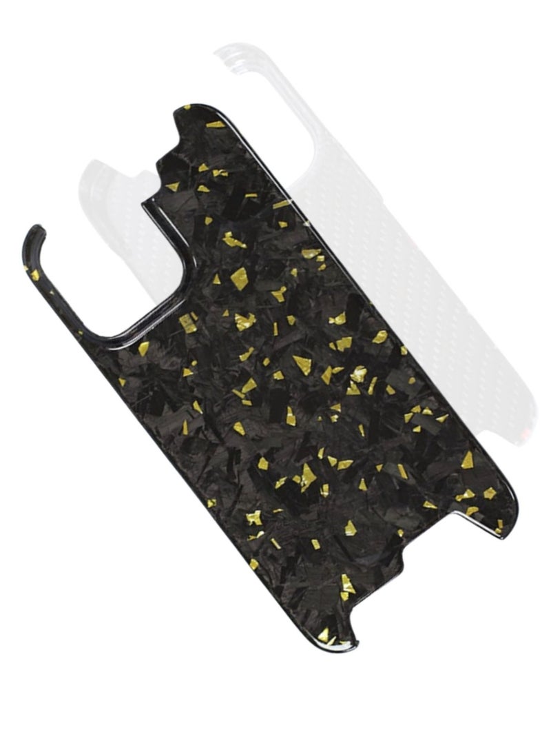 SOLARAE Real Aramid Carbon Fiber For iPhone 15 Pro max Case Cover (Gold) - Image 3