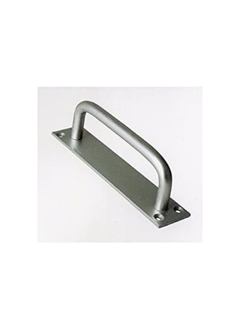 KNP KNP Aluminium D Type Door Handle With Plate (9 x 16") is a durable and stylish door handle designed for smooth operation and a firm grip.  - Image 1