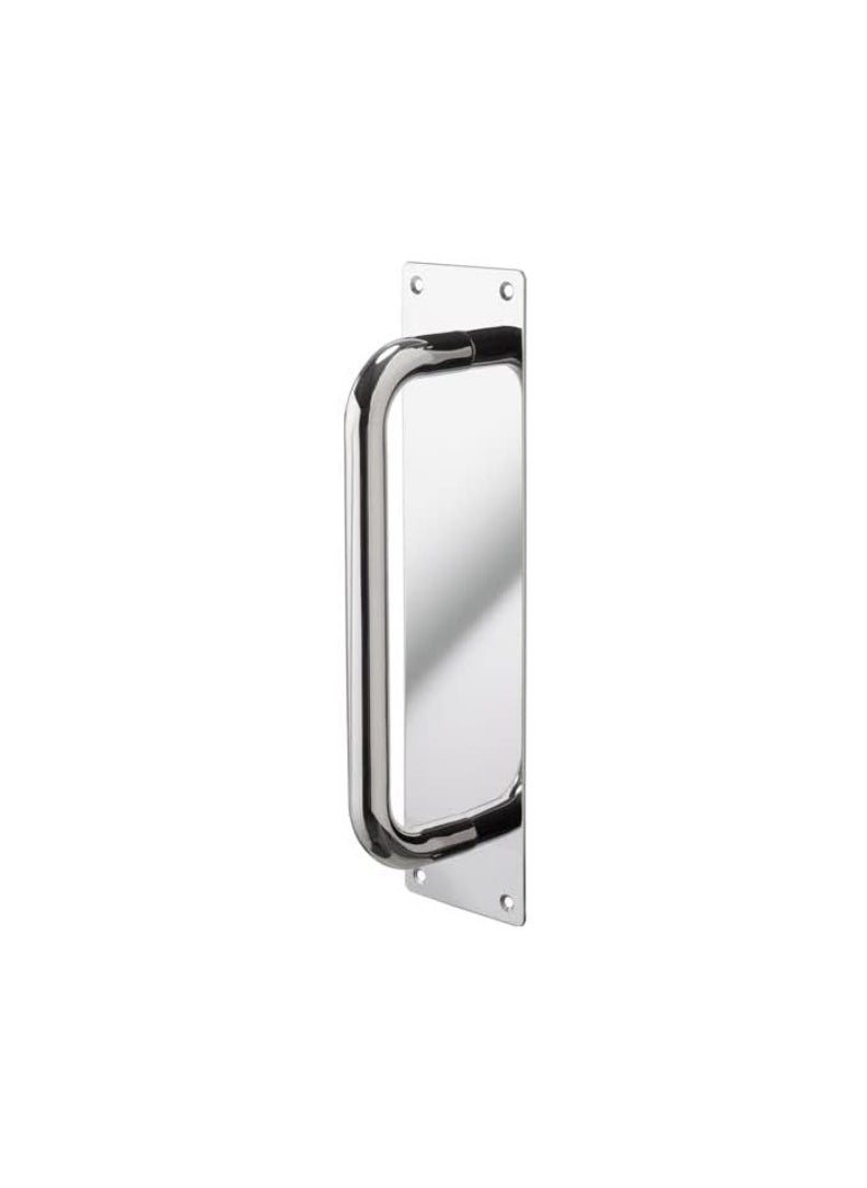 KNP KNP Aluminium D Type Door Handle With Plate (9 x 16") is a durable and stylish door handle designed for smooth operation and a firm grip.  - Image 2