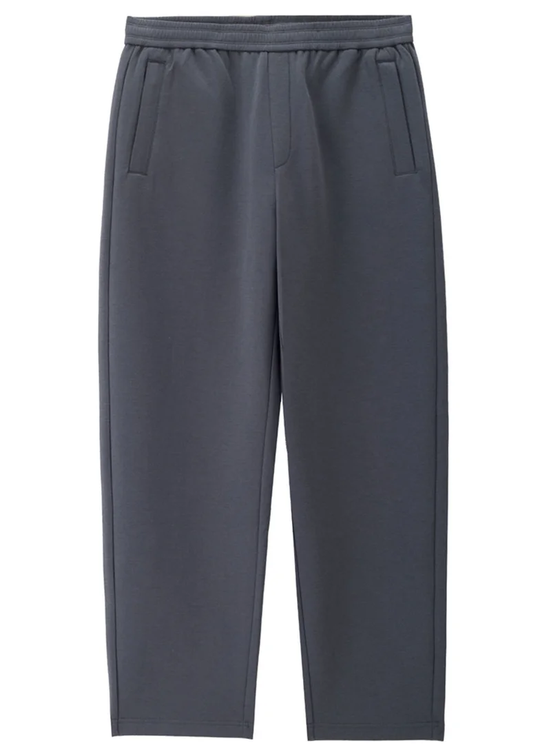 GIORDANO Men’s Regular Fit Interlock Jogger with Elastic Waist