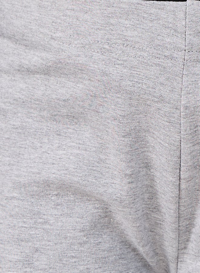 Styli Solid Elastic Waistband Leggings - Image 3